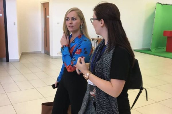 3_Συνάντηση μεταξύ της Λειτουργού ΣΠΑΒΟ, κας. Άντρης Αγαθοκλέους με την κα Emma Murphy, ομιλήτριας στο TEDx University of Nicosia